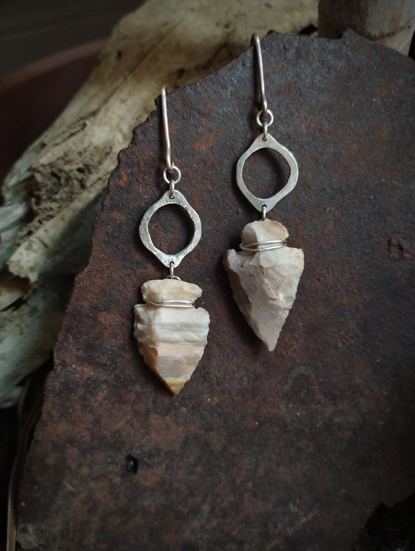 ARROWHEAD Boucles d'oreilles argent