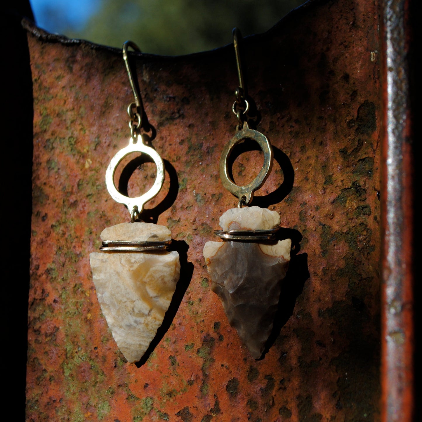 ARROWHEAD Boucles d'oreilles laiton